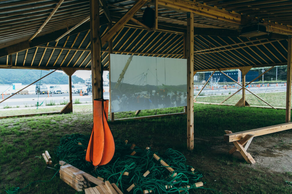 Reborn-Art Festival: Altruism and Fluidity, installation view, 2021, Venue: Onagawa town, Japan, Photo: Taichi Saito
