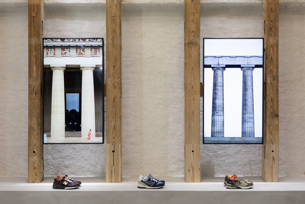 installation view, Another Diagram, T-house by New Balance, 2023, photo: Kohei Omachi