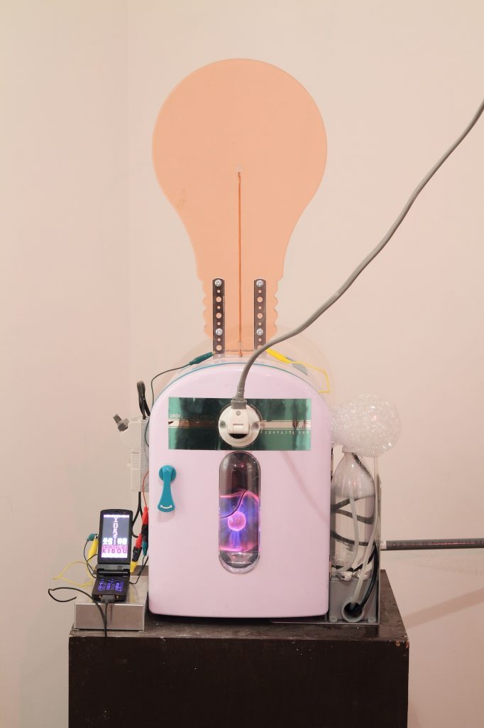 Libido-Electricity Conversion Machine “EROKITEL” third and practical model ‘KIBOU’, 2011