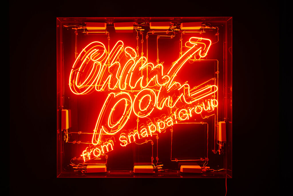 Installation view: “Chim↑Pom from Smappa!Group” (ANOMALY, Tokyo, 2022), Photo by Kenji Morita, Courtesy of the artist and ANOMALY